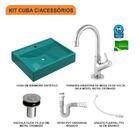 Kit Cuba Rt49 C/torneira 1198 Metal + Válvula Click 1''b (2,6