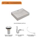 Kit Cuba Rt49 C/válvula 1'' (2,6cm) + Sifão Pvc + Flexível