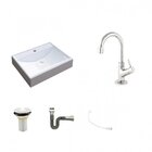 Kit Cuba Rt49 Com Torneira 1198 Metal E Válvula 1 Polegada E