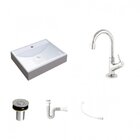 Kit Cuba Rt49 Com Torneira 1198 Metal E Válvula Click 1 Poleg