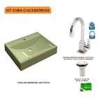 Kit Cuba Rt49 Com Torneira Luxo 1195 E Válvula 1 Polegada Com