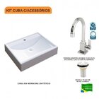 Kit Cuba Rt49 Com Torneira Luxo 1195 E Válvula 1 Polegada Com