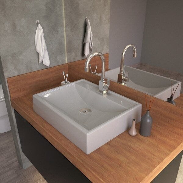 Kit Cuba Rt49 Com Torneira Luxo 1195 E Válvula Click 1 Polega