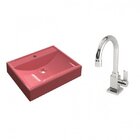 Kit Cuba Rt49 Com Torneira Luxo 1195 Metal 1/4 Volta Compace