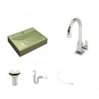 Kit Cuba Rt49 Com Torneira Luxo 1195 Metal E Válvula 1 Polega