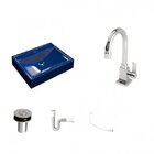 Kit Cuba Rt49 Com Torneira Luxo 1195 Metal E Válvula Click 1