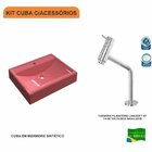 Kit Cuba Rt49 Com Torneira Pratika 1060 Metal 1/4 Volta Compa