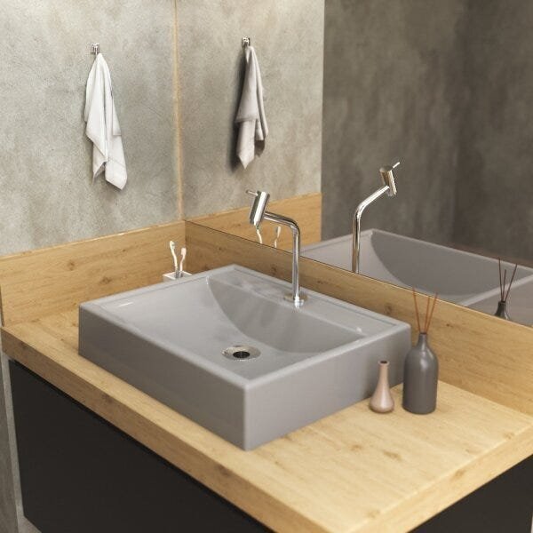 Kit Cuba Rt49 Com Torneira Pratika 1060 Metal E Válvula 1 Pol