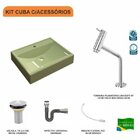 Kit Cuba Rt49 Com Torneira Pratika 1060 Metal E Válvula 1 Pol