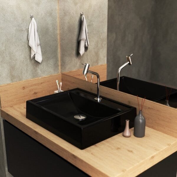 Kit Cuba Rt49 Com Torneira Pratika 1060 Metal E Válvula Click