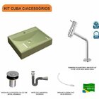 Kit Cuba Rt49 Com Torneira Pratika 1060 Metal E Válvula Click