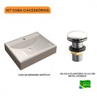 Kit Cuba Rt49 Com Válvula Click 1 Polegada G Compace Bege