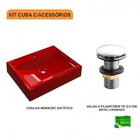 Kit Cuba Rt49 Com Válvula Click 1 Polegada G Compace Vermelho