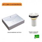 Kit Cuba Rt49 Com Válvula Metal 1 Polegada Compace Branca