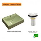Kit Cuba Rt49 Com Válvula Metal 1 Polegada Compace Verde Acqua