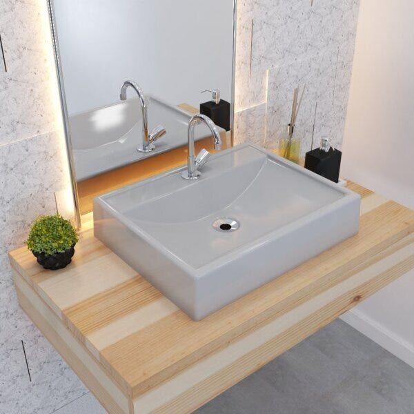 Kit Cuba Rt49 Torneira C50 E Válvula 1 Polegada Abs E Sifão F