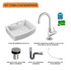 Kit Cuba Rt50 C/torneira 1198 Metal + Válvula Click 1''b (2,6