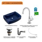 Kit Cuba Rt50 C/torneira 1198 Metal + Válvula Click 1''g + Si