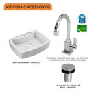 Kit Cuba Rt50 C/torneira Luxo 1195 + Válvula Click 1''b (2,6c