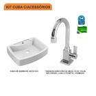 Kit Cuba Rt50 C/torneira Luxo 1195 Metal 1/4 Volta