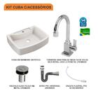Kit Cuba Rt50 C/torneira Luxo 1195 Metal + Válvula Click 1''b