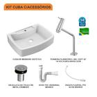 Kit Cuba Rt50 C/torneira Pratika 1060 Metal + Válvula Click 1