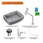 Kit Cuba Rt50 C/torneira Pratika 1060 Metal + Válvula Click 1