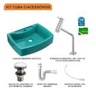 Kit Cuba Rt50 C/torneira Pratika 1060 Metal + Válvula Click 1