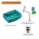 Kit Cuba Rt50 C/torneira Pratika 1060 Metal + Válvula Click 1