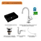 Kit Cuba Rt55 C/torneira 1198 Metal + Válvula Click 1 1/2'' (