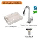 Kit Cuba Rt55 C/torneira Luxo 1195 + Válvula 1'' (2,6cm)