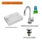 Kit Cuba Rt55 C/torneira Luxo 1195 + Válvula Click 1 1/2'' (0