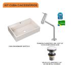 Kit Cuba Rt55 C/torneira Pratika 1060 Metal + Válvula Click 1