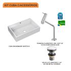 Kit Cuba Rt55 C/torneira Pratika 1060 Metal + Válvula Click 1
