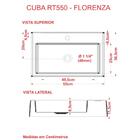 Kit Cuba Rt55 C/válvula Click 1 1/2'' (04cm) + Sifão Cromado