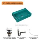 Kit Cuba Rt55 C/válvula Click 1 1/2'' (04cm) + Sifão Cromado