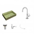 Kit Cuba Rt55 Com Torneira 1198 Metal E Válvula 1 Polegada E