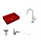 Kit Cuba Rt55 Com Torneira 1198 Metal E Válvula 1 Polegada E