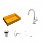 Kit Cuba Rt55 Com Torneira 1198 Metal E Válvula 1 Polegada E