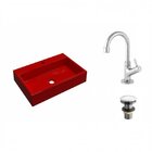 Kit Cuba Rt55 Com Torneira 1198 Metal E Válvula Click 1 Poleg