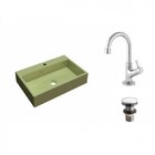 Kit Cuba Rt55 Com Torneira 1198 Metal E Válvula Click 1 Poleg