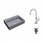 Kit Cuba Rt55 Com Torneira 1198 Metal E Válvula Click 1 Poleg