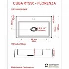 Kit Cuba Rt55 Com Torneira 1198 Metal E Válvula Click 1 Poleg