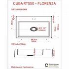 Kit Cuba Rt55 Com Torneira 1198 Metal E Válvula Click 1 Poleg