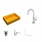 Kit Cuba Rt55 Com Torneira 1198 Metal E Válvula Click 1 Poleg