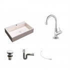 Kit Cuba Rt55 Com Torneira 1198 Metal E Válvula Click 1 Poleg