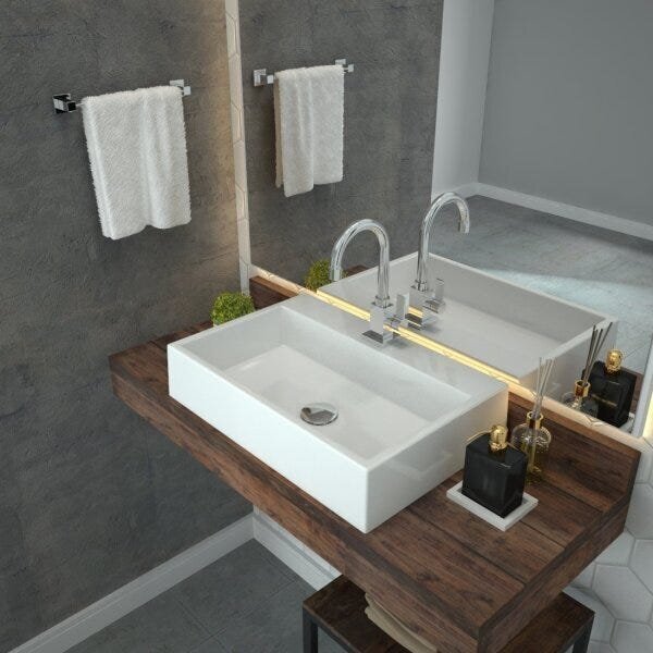 Kit Cuba Rt55 Com Torneira Luxo 1195 E Válvula Click 1 Polega