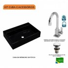 Kit Cuba Rt55 Com Torneira Luxo 1195 E Válvula Click 1 Polega