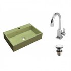 Kit Cuba Rt55 Com Torneira Luxo 1195 E Válvula Click 1 Polega