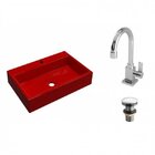 Kit Cuba Rt55 Com Torneira Luxo 1195 E Válvula Click 1 Polega